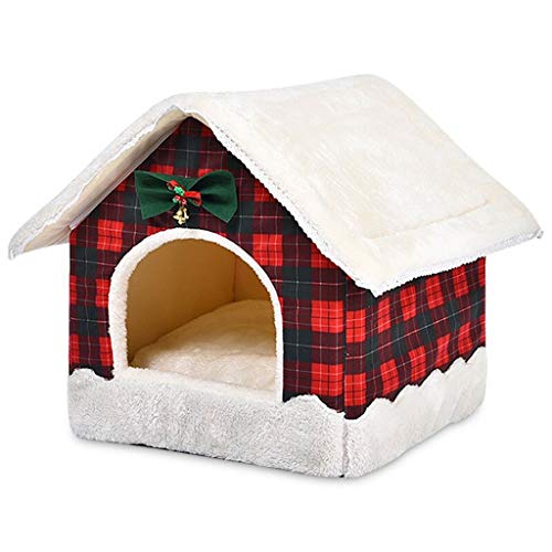 Hundebett, Weihnachten, Katzenstreu, Winter, Wärme, vier Jahreszeiten, universell, Welpenhütte, Haustier, Katzenbedarf, kleiner Hund, Teddy, Keki Bomei, geschlossen, Winter, abnehmbar und waschbar, Hundebett, Weihnachten, Katzenstreu, Winter, Wärme, vier Jahreszeiten, universell, Welpenhütte, Haustier, Katzenbedarf, kleiner Hund, Teddy, Keki Bomei, geschlossen, Winter, abnehmbar und waschbar, von PACUM