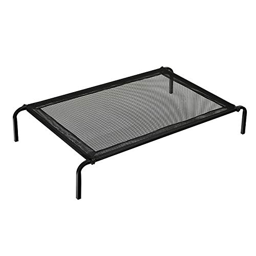 Hundebetten, wasserdicht, für den Außenbereich, tragbares, erhöhtes, kühlendes Haustierbett mit atmungsaktivem Netz, 68 cm/90 cm/102 cm/122 cm Länge, verbesserter Schlaf (Farbe: Schwarz, Größe: L (102 Hundebetten, wasserdicht, für den Außenbereich, tragbares, erhöhtes, kühlendes Haustierbett mit atmungsaktivem Netz, 68 cm/90 cm/102 cm/122 cm Länge, verbesserter Schlaf (Farbe: Schwarz, Größe: L (102 von PACUM