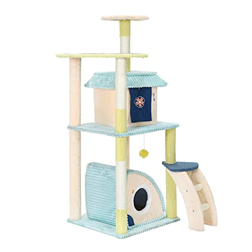 Katzenbaumturm Haustier Katze Klettergerüst Katzentoilette Katzenbaum eine Katze Katzenhaus Tongtian Säule großes Katzenregal Katzenturm für Zimmerkatzen Vision von PACUM