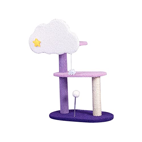 Katzenkletterbaum, 2-lagiger Katzenkratzbaum, Katzenkratzbaum zum Schleifen von Krallen, zum Spielen im Innenbereich Vision Katzenkletterbaum, 2-lagiger Katzenkratzbaum, Katzenkratzbaum zum Schleifen von Krallen, zum Spielen im Innenbereich Vision von PACUM