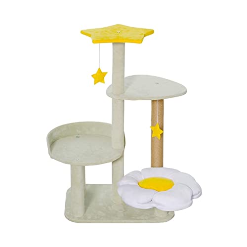 Kratzbaum-Turm, Katzenbaum, Katzenstreu, mehrschichtiges Katzen-Klettergerüst, lustige Hängematte, Stern-Katzenkratzbaum, integriertes Haustier, Katzen-Klettergerüst, Katzenturm für Zimmerkatzen Kratzbaum-Turm, Katzenbaum, Katzenstreu, mehrschichtiges Katzen-Klettergerüst, lustige Hängematte, Stern-Katzenkratzbaum, integriertes Haustier, Katzen-Klettergerüst, Katzenturm für Zimmerkatzen von PACUM