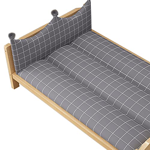 Orthopädisches Hundebett, Haustierbett aus Holz für ältere Menschen oder Behinderte – verbesserter Schlaf, 61 cm/76 cm/91 cm/121 cm langes Lounge-Sofa mit grauer Matratze (Größe: M (76 x 51 x 45 cm)) Orthopädisches Hundebett, Haustierbett aus Holz für ältere Menschen oder Behinderte – verbesserter Schlaf, 61 cm/76 cm/91 cm/121 cm langes Lounge-Sofa mit grauer Matratze (Größe: M (76 x 51 x 45 cm)) von PACUM