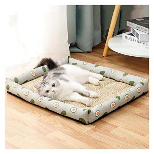 PACUM Haustierbett für Katzen und Hunde, Haustiermatte, Katzenstreu, universelles Haustier-Katzenbett, Rattan-Hundehütte für den Sommer, kühlendes Nest, Hundebett, Katzenmatratze, Katzen-Hundebett, PACUM Haustierbett für Katzen und Hunde, Haustiermatte, Katzenstreu, universelles Haustier-Katzenbett, Rattan-Hundehütte für den Sommer, kühlendes Nest, Hundebett, Katzenmatratze, Katzen-Hundebett, von PACUM