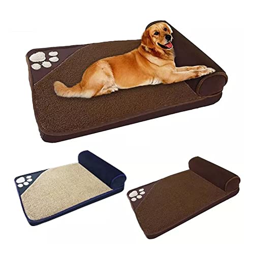 PACUM Haustierbett für Katzen und Hunde, Haustiermatte, großes Haustier-Hundebett, Winter, warme Hundehütte, schlafendes Haustierhaus, Kissenbett, abnehmbares Haustierhüttenzubehör, PACUM Haustierbett für Katzen und Hunde, Haustiermatte, großes Haustier-Hundebett, Winter, warme Hundehütte, schlafendes Haustierhaus, Kissenbett, abnehmbares Haustierhüttenzubehör, von PACUM