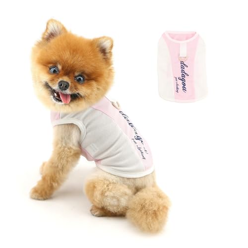 PAIDEFUL Atmungsaktives Hundeshirt für kleine Hunde, Sommer-Hundeweste, weich, leicht, Welpen-Tanktop, Sweatshirts, modische Haustier-T-Shirts, Chihuahua-Kleidung, ärmelloser Pullover von PAIDEFUL