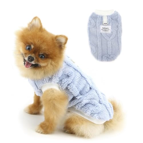 PAIDEFUL Flauschiger Hundepullover für kleine Hunde, weich, winddicht, Hunde-Fleece-Mantel, verdickt, warm, Welpenpullover, modisch, solide, Haustierbekleidung, Winter, Chihuahua, Sweatshirts, PAIDEFUL Flauschiger Hundepullover für kleine Hunde, weich, winddicht, Hunde-Fleece-Mantel, verdickt, warm, Welpenpullover, modisch, solide, Haustierbekleidung, Winter, Chihuahua, Sweatshirts, von PAIDEFUL