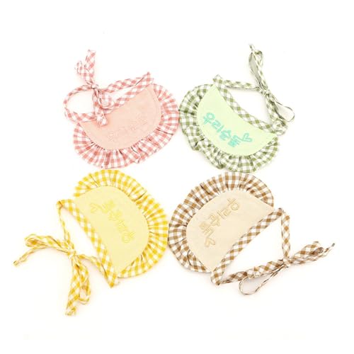PAIDEFUL Halstücher für kleine Hunde, klassisches Karomuster, für Jungen und Mädchen, niedliches Welpenhalstuch, koreanischer Stil, weich, verstellbar, Sabberlätzchen, Haustierzubehör, Größe S PAIDEFUL Halstücher für kleine Hunde, klassisches Karomuster, für Jungen und Mädchen, niedliches Welpenhalstuch, koreanischer Stil, weich, verstellbar, Sabberlätzchen, Haustierzubehör, Größe S von PAIDEFUL