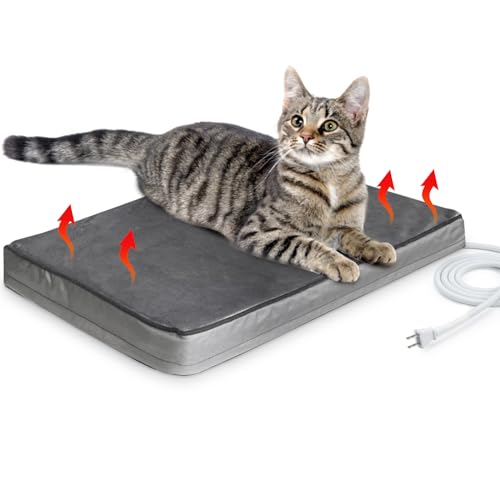 PAIGTEK Outdoor-Heizkissen, orthopädisches Schaumstoff-Haustierbett für kleine, mittelgroße und große Hunde/Katzen – automatische Temperaturregelung, beheizte Haustierunterlage für den Außenbereich. PAIGTEK Outdoor-Heizkissen, orthopädisches Schaumstoff-Haustierbett für kleine, mittelgroße und große Hunde/Katzen – automatische Temperaturregelung, beheizte Haustierunterlage für den Außenbereich. von PAIGTEK