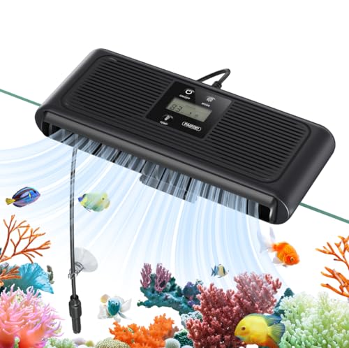 PAIZOO Aquarium-Kühlventilator, Aquarium-Kühler mit Temperatursonde und LCD-Display, automatischer Temperaturregelung und 3 Geschwindigkeitsmodi, Axolotl-Kühler, 6,4 W PAIZOO Aquarium-Kühlventilator, Aquarium-Kühler mit Temperatursonde und LCD-Display, automatischer Temperaturregelung und 3 Geschwindigkeitsmodi, Axolotl-Kühler, 6,4 W von PAIZOO