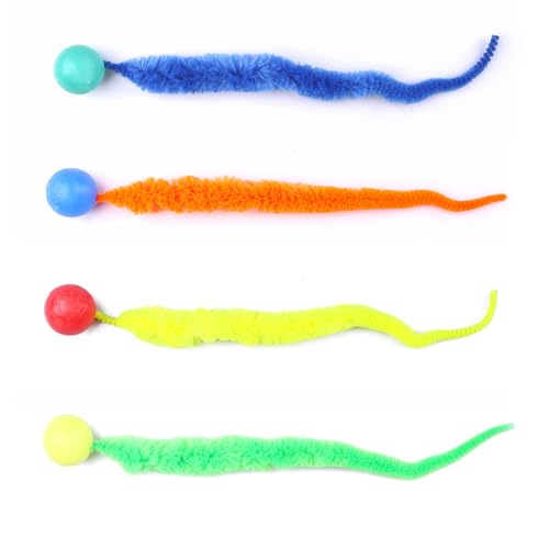 PAKESI 4 Wackelball Für Katzen,interaktives Katzenspielzeug Wackelbälle, Spaß Bouncing Balls interaktives Spielzeug für den Innenbereich, Langen Schwanz Ball Katzenspielzeug für die Ausbildung PAKESI 4 Wackelball Für Katzen,interaktives Katzenspielzeug Wackelbälle, Spaß Bouncing Balls interaktives Spielzeug für den Innenbereich, Langen Schwanz Ball Katzenspielzeug für die Ausbildung von PAKESI