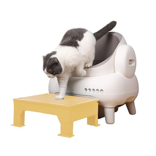 PAKEWAY Katzenrampe für Katzentoilette, Verstellbare Erhöhte Katzentoilette Step, für Automatische Katzentoiletten & Hocheingang Katzentoiletten - Ideal für Kleine & Ältere Katzen PAKEWAY Katzenrampe für Katzentoilette, Verstellbare Erhöhte Katzentoilette Step, für Automatische Katzentoiletten & Hocheingang Katzentoiletten - Ideal für Kleine & Ältere Katzen von PAKEWAY