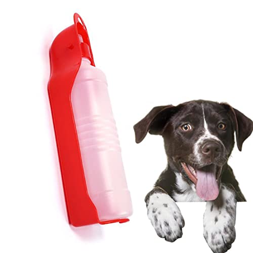 Hunde-Wasserflasche, Outdoor-Hunde Wasserflasche Faltbare Reise-Wasserbecher Haustier Wasser-Futterspender Katzennapf Haustier Begleitende Wasserbecher von PAKEY