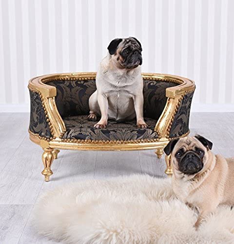 Königliches Hundebett Hundesofa im Barockstil Holz gepolstert 70cm Breit cat700a34 Palazzo Exklusiv Königliches Hundebett Hundesofa im Barockstil Holz gepolstert 70cm Breit cat700a34 Palazzo Exklusiv von PALAZZO INT
