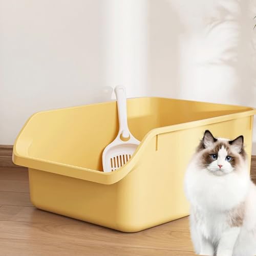 Große Katzentoilette, Halbgeschlossene Katzentoilette, Offene Katzentoilette for Katzen Mit Einem Gewicht Unter 15 Kg Große Katzentoilette, Halbgeschlossene Katzentoilette, Offene Katzentoilette for Katzen Mit Einem Gewicht Unter 15 Kg von PALE