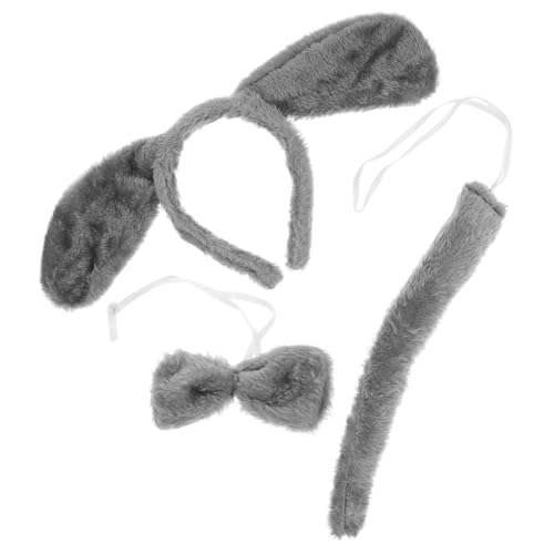 PAMINGONO 1 Set Partykostüm Requisite Tiere Kostüm Tierstirnband Tierkostüm Requisiten Tierkostüm Zubehör Welpenhaarband Ohren Stirnband Partystirnband Hundekostüm Welpenkostüm von PAMINGONO