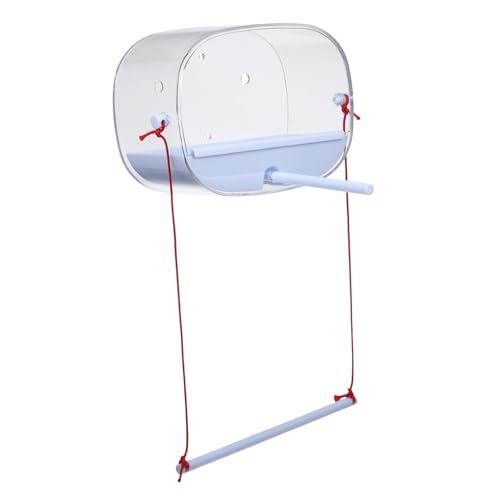 PAMINGONO 1 Set Vogelfutternapf Für Papageienfutter, Vogelzubehör, Papageienfütterungsgerät, Vogelfutterstation Kit, Papageienfutterspender, Papageienfutterspender, Vogelzubehör, von PAMINGONO
