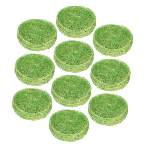 PAMINGONO Ostern Ornamente 10 Pack Künstliche Vogel Nester Garten Vögel Nest Dekorationen von PAMINGONO