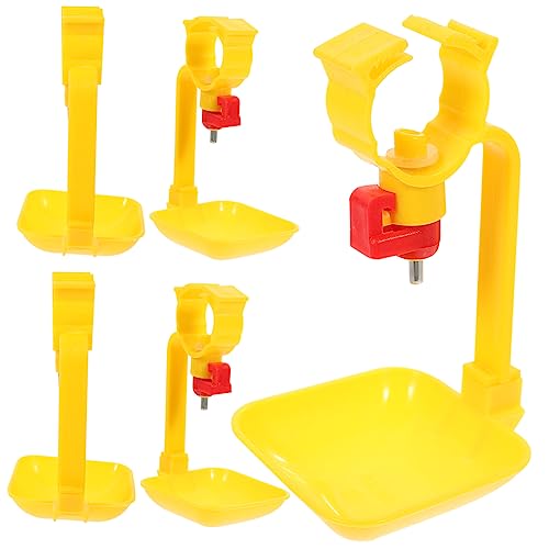 PAMINGONO 10 Stück Teiliges Hühner Wassertränke mit Abnehmbaren Stahlkugeln Langlebige Geflügel Wasserspender Aufgehängte Trinkbecher für Hühner Küken Wachteln und Tauben für und PAMINGONO 10 Stück Teiliges Hühner Wassertränke mit Abnehmbaren Stahlkugeln Langlebige Geflügel Wasserspender Aufgehängte Trinkbecher für Hühner Küken Wachteln und Tauben für und von PAMINGONO