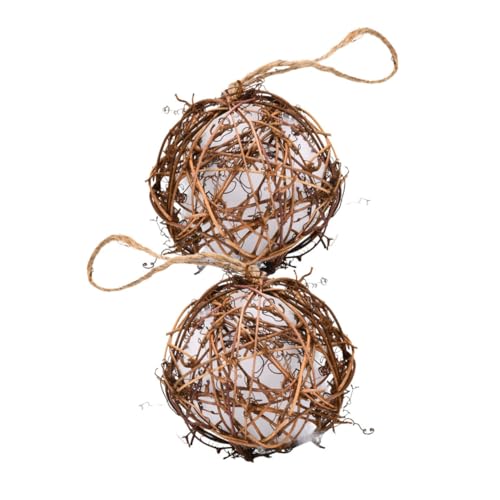 PAMINGONO Nymphensittich-Spielzeug Papageien-Spielzeug Rattan-Vogel-kauspielzeug Hängendes Vogelkäfig-Spielzeug für Ziervögel Vogel-beißspielzeug PAMINGONO Nymphensittich-Spielzeug Papageien-Spielzeug Rattan-Vogel-kauspielzeug Hängendes Vogelkäfig-Spielzeug für Ziervögel Vogel-beißspielzeug von PAMINGONO