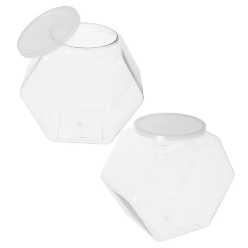 PAMINGONO 2stücke Transparente Kunststoff-fischschalen Desktop-Aquarium Für Goldfische Und Betta-Fische Bruchsichere Dekorationsvase Für Moderne Wohnräume Wasserinhalt PAMINGONO 2stücke Transparente Kunststoff-fischschalen Desktop-Aquarium Für Goldfische Und Betta-Fische Bruchsichere Dekorationsvase Für Moderne Wohnräume Wasserinhalt von PAMINGONO