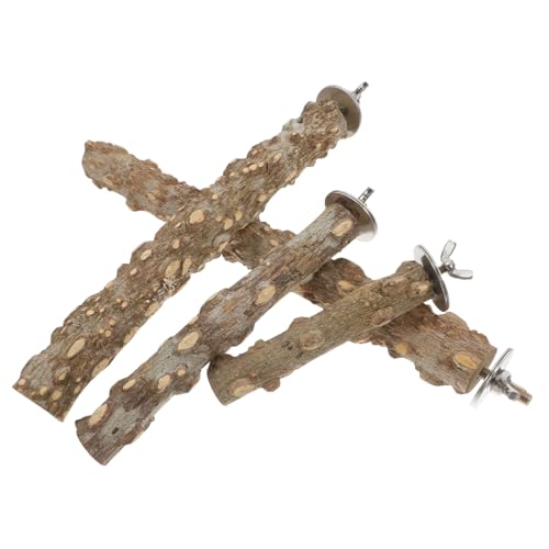 PAMINGONO 4stücke Vogelstand Für Papageien Holz Sitzstangen Für Wellensittiche Nymphensittiche Und Conures Fördert Bewegung Und Spielspaß PAMINGONO 4stücke Vogelstand Für Papageien Holz Sitzstangen Für Wellensittiche Nymphensittiche Und Conures Fördert Bewegung Und Spielspaß von PAMINGONO
