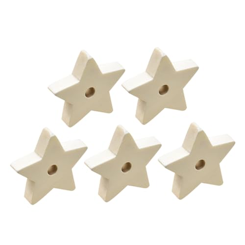 PAMINGONO 5 Stücke Hängendes Kauspielzeug für Vögel Papageien Spielzeug aus Naturholz Rustikales Design für Vogelkäfige Fördert Spiel und Bewegung Attraktiv für Sittiche und Papageien von PAMINGONO