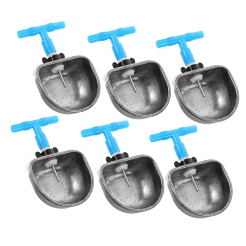 PAMINGONO 6 Teiliger Automatischer Wasserbrunnen Für Kaninchen, Verschleißfester Futterspender Für Haustiere, Trinknapf, Wasserspender Für Häschen, Automatischer Futterspender Für von PAMINGONO