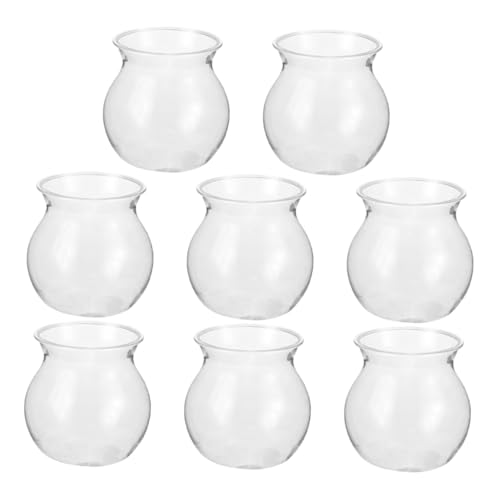 PAMINGONO 8pcs Schüssel Vase Klar Blase Pflanzer Terrarium Fisch Schüssel Herzstück Ausbreitung Station Für Hochzeit Event Hause Decor von PAMINGONO