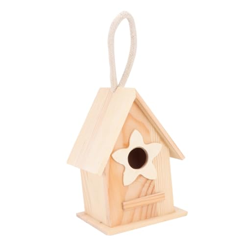 PAMINGONO Natürliche Holz Vögel Nest Decor Vogelhaus Outdoor Garten Fee Für Home von PAMINGONO