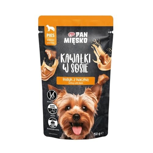 Nassfutter PAN MIĘSKO Turkey with Duck Truthahn, 150 g, Marke: PAN MIĘSKO - EAN: 5905342296270 von PAN MIĘSKO