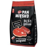 Pan Mięsko Medium Rind mit Ziegenfleisch - 2 x 9 kg von PAN MIĘSKO