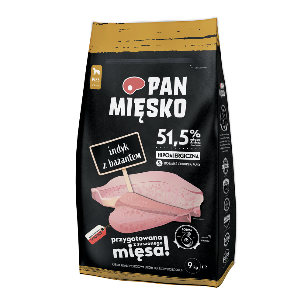 Pan Mięsko Small Truthahn mit Fasan - Sparpaket: 2 x 9 kg von PAN MIĘSKO