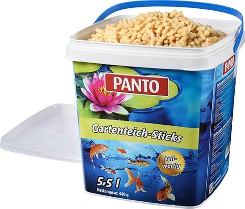 PANTO® Gartenteichsticks Fischfutter Fischstick schwimmfähig (440g) von PANTO
