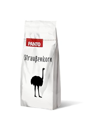 PANTO® Straußenkorn Futter für alle Laufvögel Strausse Emus Nandus 25kg (5mm) von PANTO