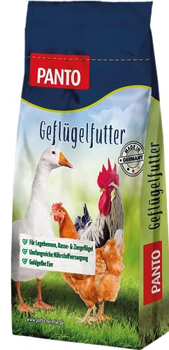 PANTO Hühnerfutter Legefreude 25 kg – 2-in-1 Alleinfutter für Legehennen, Legehennenfutter mit wichtigen Vitaminen & Spurenelementen von PANTO