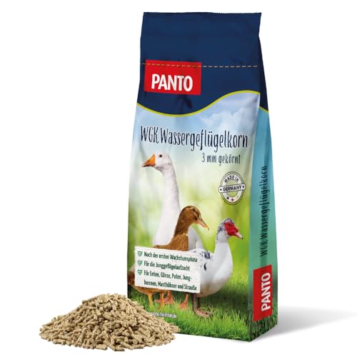 PANTO Hühnerfutter Wassergeflügelkorn 10 kg – Geflügelfutter zur Geflügelzucht für Enten, Gänse, Puten, Junghennen, Masthühner, Strauße PANTO Hühnerfutter Wassergeflügelkorn 10 kg – Geflügelfutter zur Geflügelzucht für Enten, Gänse, Puten, Junghennen, Masthühner, Strauße von PANTO