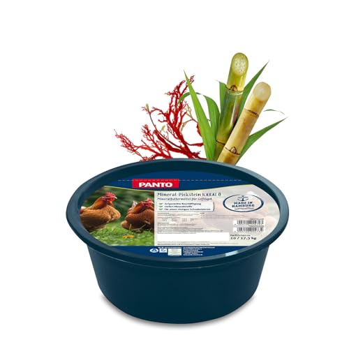 PANTO Mineral Pickstein für Hühner 17,5 kg Karat Ö – Pickschale mit wichtigen Spurenelementen und Mineralien für Hühner & Geflügel als Futterergänzung PANTO Mineral Pickstein für Hühner 17,5 kg Karat Ö – Pickschale mit wichtigen Spurenelementen und Mineralien für Hühner & Geflügel als Futterergänzung von PANTO