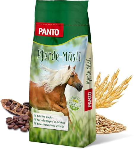 PANTO Pferdefutter Pferdemüsli mit Wisan-Lein 15kg – verdauungsförderndes Pferdemüsli mit haferfreier Rezeptur, wertvollen Omega-3 & Omega-6 Fettsäuren PANTO Pferdefutter Pferdemüsli mit Wisan-Lein 15kg – verdauungsförderndes Pferdemüsli mit haferfreier Rezeptur, wertvollen Omega-3 & Omega-6 Fettsäuren von PANTO