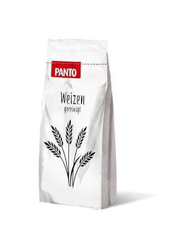 PANTO Weizen gereinigt 25 kg – Hochwertiges & gereinigtes Futtermittel, reich an Ballaststoffen & Nährstoffen, hoher Energiegehalt für eine ausgewogene Tierernährung, vielseitig einsetzbar von PANTO