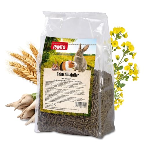 PANTO® Chinchillafutter Alleinfuttermittel mit Wisan - Lein 25kg von PANTO