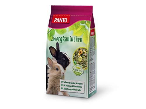 Panto Zwergkaninchenfutter 1 kg, 3er Pack (3 x 1 kg) von PANTO