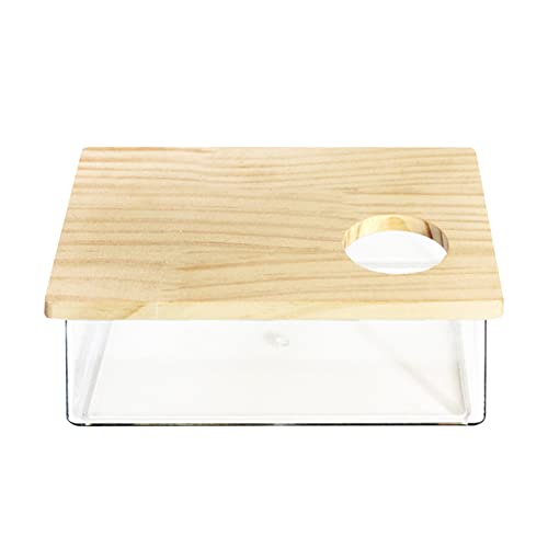 PAPABA Hamster-Sandbehälter, langlebiger Holz-Sandkasten, Kleiner Haustier-Hamster-Badebehälter, breite Anwendung, großer Raum A PAPABA Hamster-Sandbehälter, langlebiger Holz-Sandkasten, Kleiner Haustier-Hamster-Badebehälter, breite Anwendung, großer Raum A von PAPABA