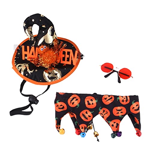 PAPABA Haustier Kopfbedeckung attraktiver Halloween -Haustier Kopfbedeck Sets M von PAPABA