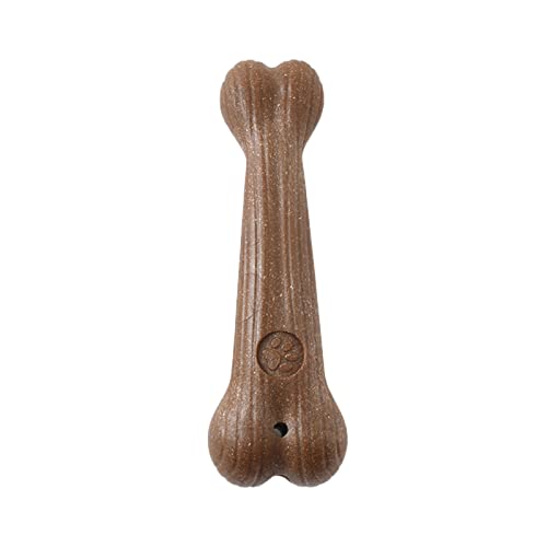 PAPABA Haustierspielzeugholzfaser Bambus Hund Kauen Spielzeugzahn -Reinigung Zähne Textur 2 L von PAPABA