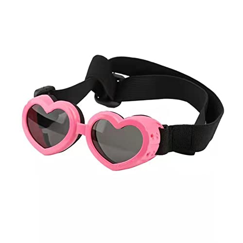 PAPABA PET Eyewear No Geruchs-Anti-Fog-Sonnenbrille UV-resistente Hundebauten Dekor Ultraleuchter Winddicht Rosa von PAPABA