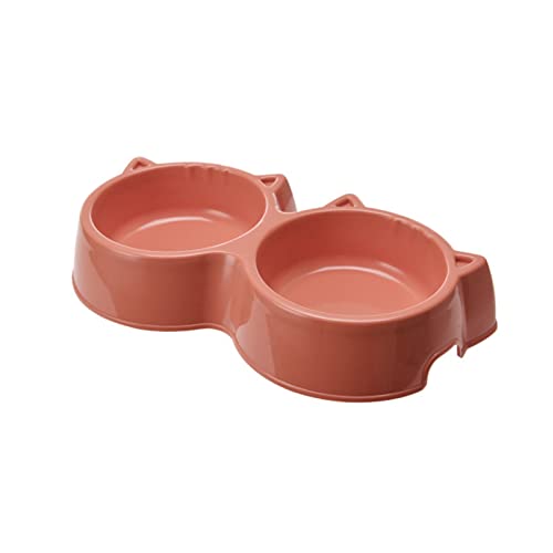 PAPABA Pet Bowl waschbarer Katzenhund -Fütterungsschalen liefert den doppelten Gebrauch bequem Orange von PAPABA