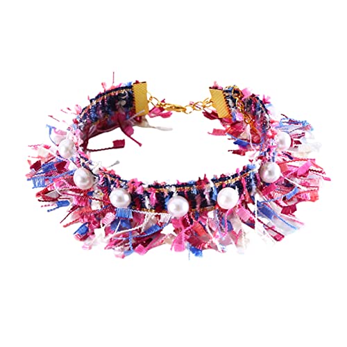 PAPABA Pet Neck Circle Wear Resistent Haustierhundkatze Halskette mit Verlängerungskette Zeigen Sie einzigartige Charme hell Farbe 1 S von PAPABA