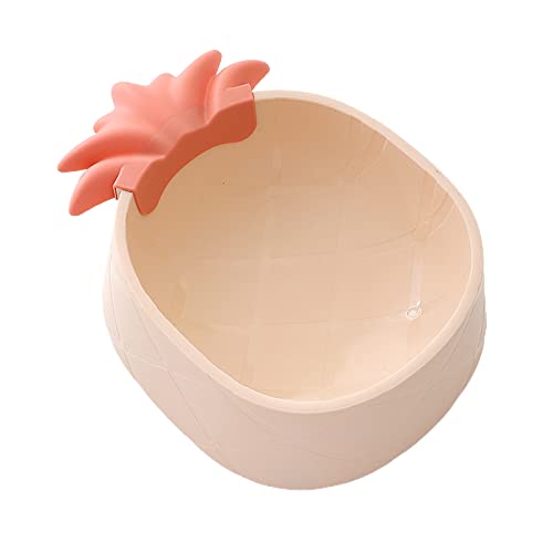 PAPABA Pet Water Bowl Sanitary Non Slip Cat Dog Feeder Product Wear-Resistant Convenient Pink von PAPABA