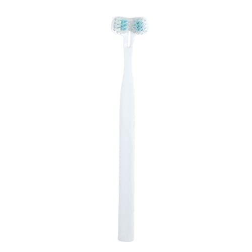 PAPABA Welpen Zahnbürste Praktische Mundpflege Haustierhundreinigungsmassage Zahnbürste Reinigen Zähne weiche Borsten Weiß von PAPABA