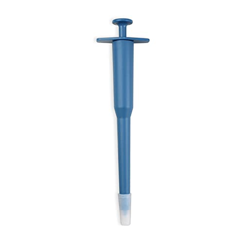 PAPABA Welpenfutterläder Plastikwassermedizin Push-Spender Welpe Feeder Anti-Choke Ergonomisches Design Blau von PAPABA